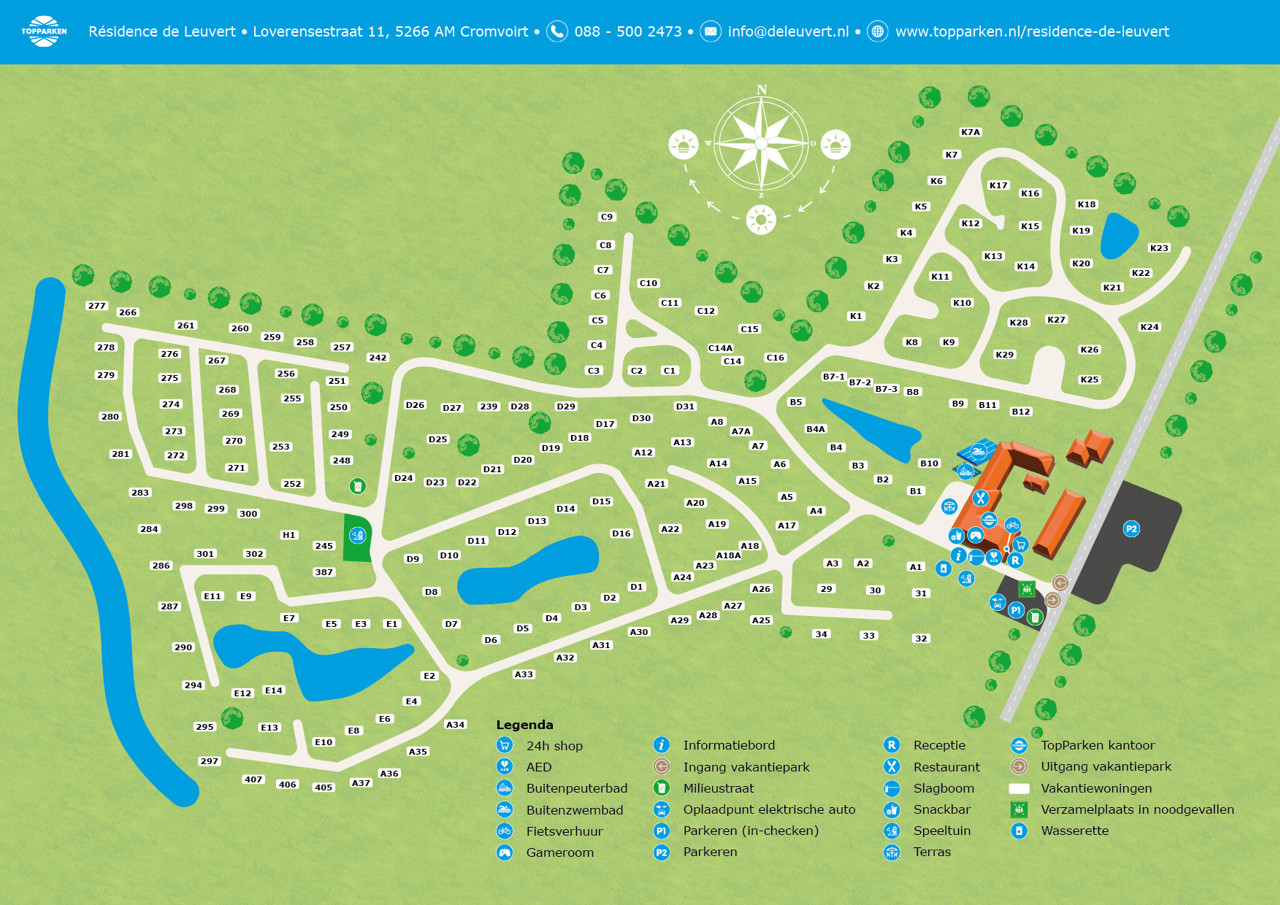 Plattegrond van Résidence de Leuvert