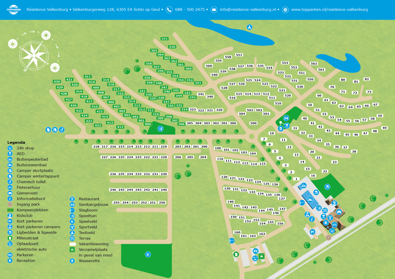 Plattegrond van Résidence Valkenburg